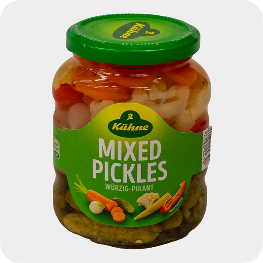 Kühne Mixed Pickles würzig Pikant 370ml