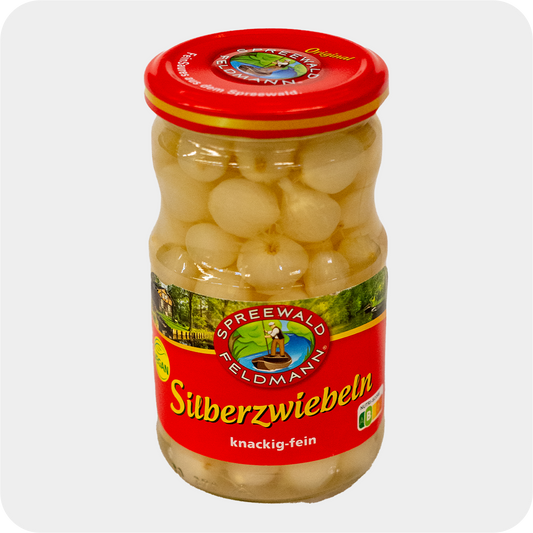 Spreewald Feldmann Silberzwiebeln knackig-fein, 320ml