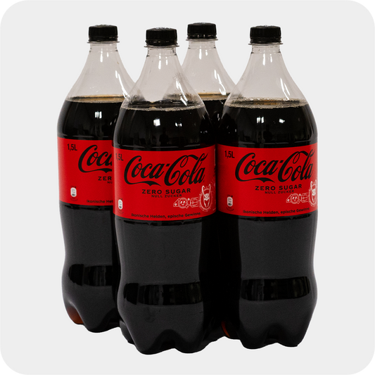 Coca Cola Zero Sugar 4x1,5l