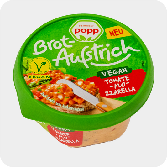 Popp Aufstrich Tomate -nozzarella 150g