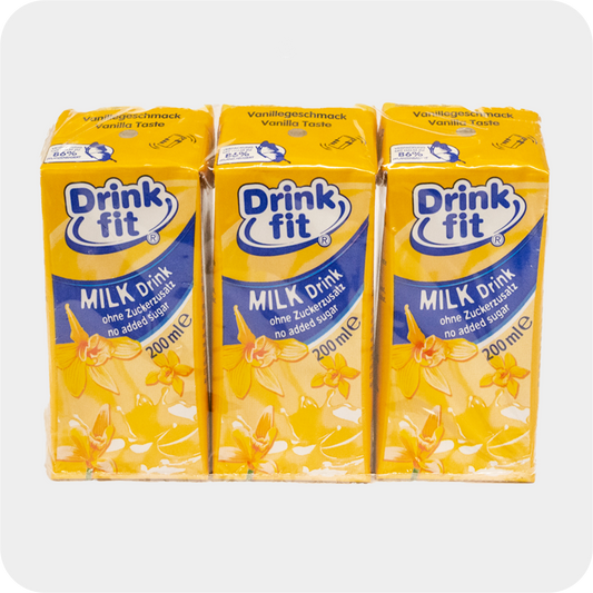 Drink fit Milk Drink Vanillegeschmack 3 x 200ml