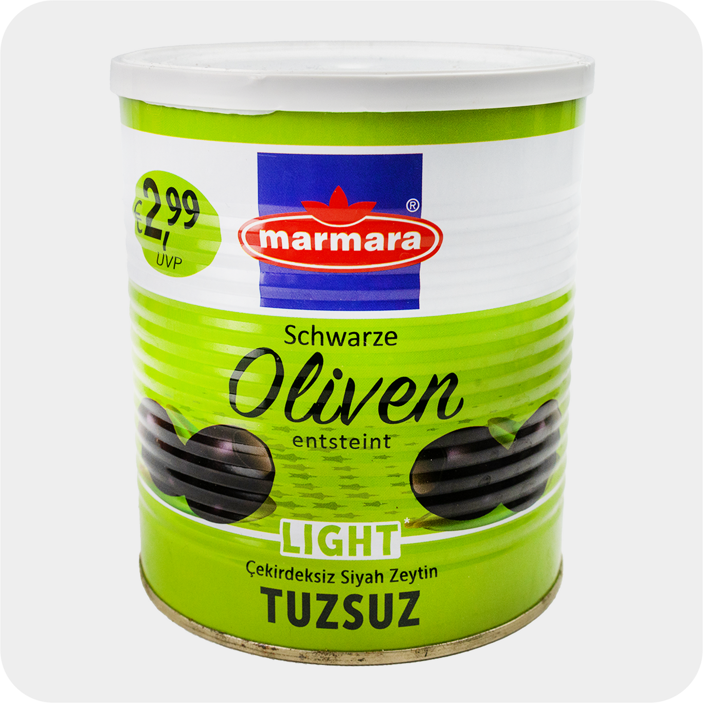 Marmara Oliven entsteint  Light siyah Zeytin tuzus 350g