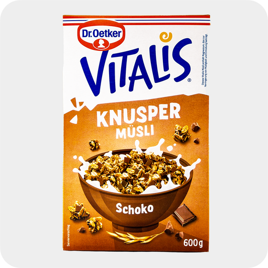 Dr.Oetker Vitalis Knusper Schoko Vollmilch 600g