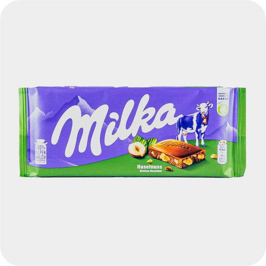 Milka Schokolade Haselnuss, 100g