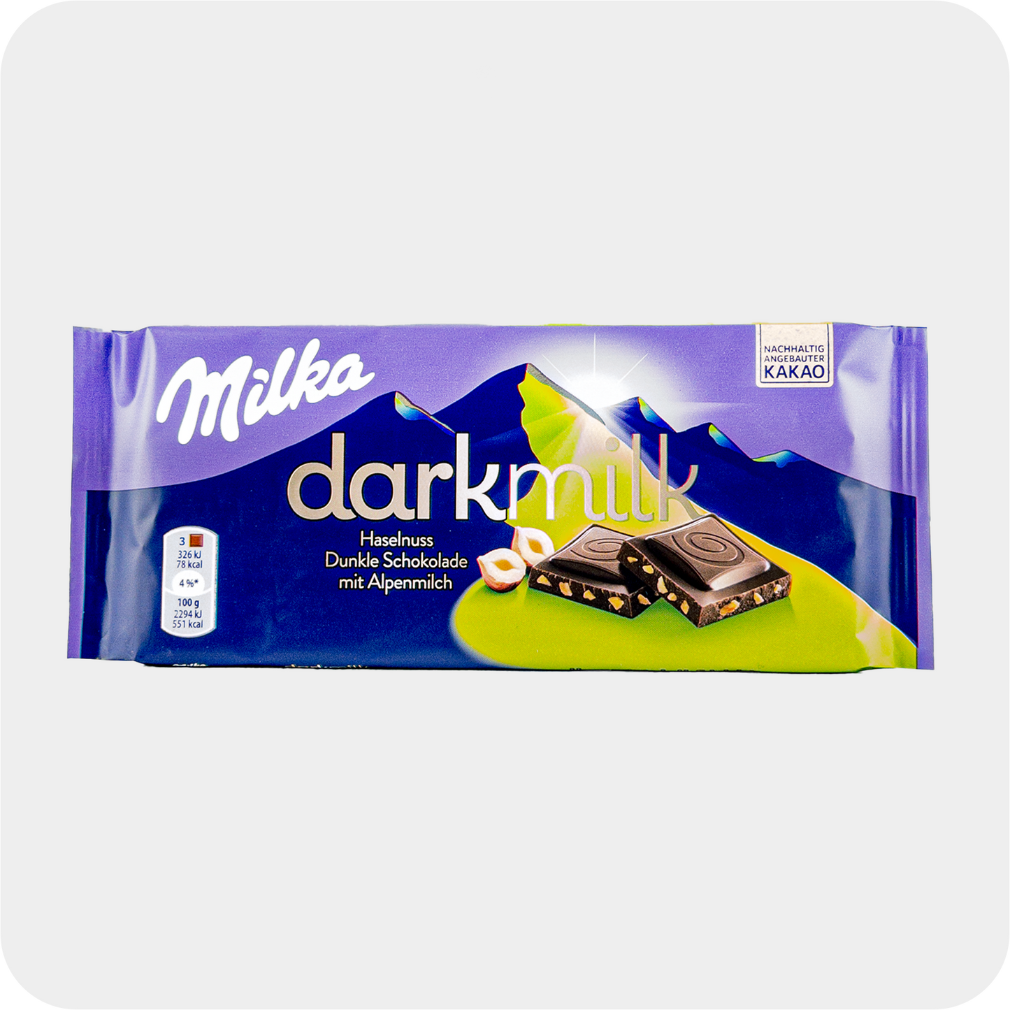 Milka darkmilk Haselnuss, 85g