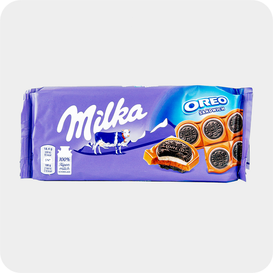 Milka Schokolade Oreo Sandwich, 92g