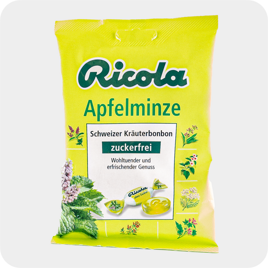 Ricola Apfelminze zuckerfrei Beutel 75g