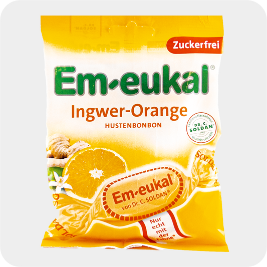 Em-eukal Ingwer-Orange , zuckerfrei, 75 g
