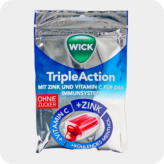 WICK Triple Action Ohne Zucker 72g