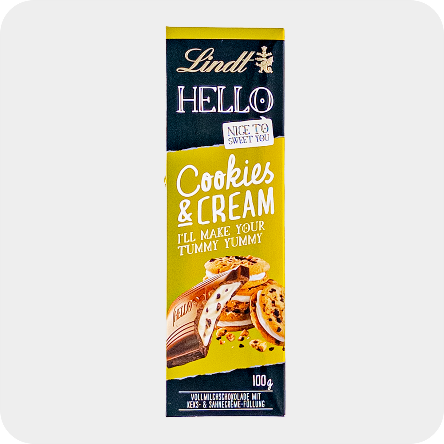 Lindt Hello Schokolade Cookies & Cream 100g