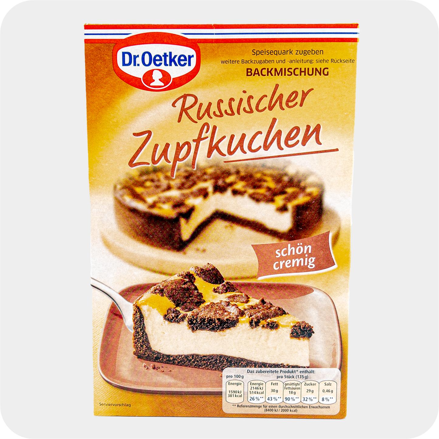 Dr. Oetker Backmischung, Russischer Zupfkuchen 670g