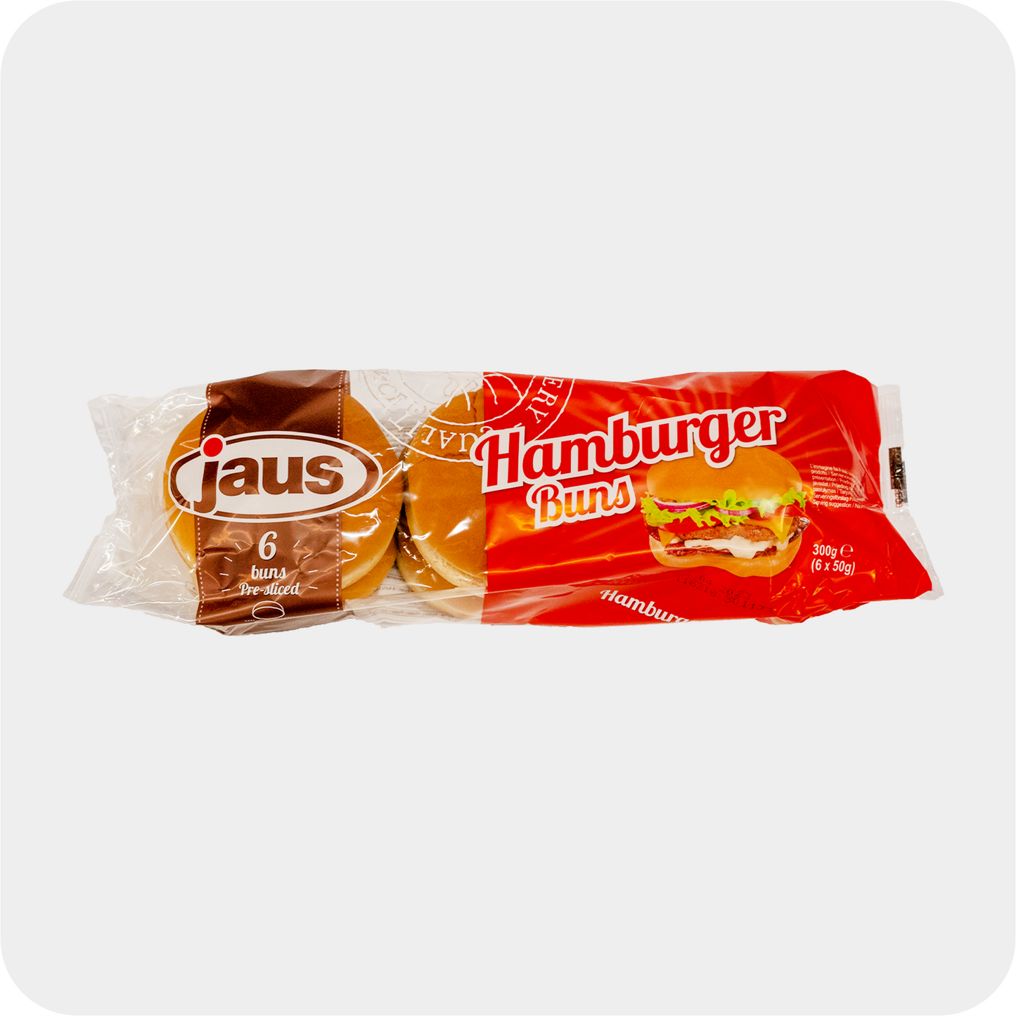 Jaus Hamburger Buns, 6x50g