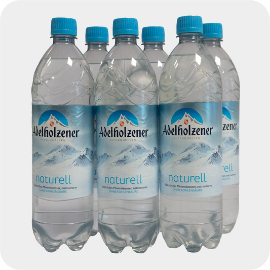 Adelholzener Natürliches Mineralwasser naturell 6 x 1,0l