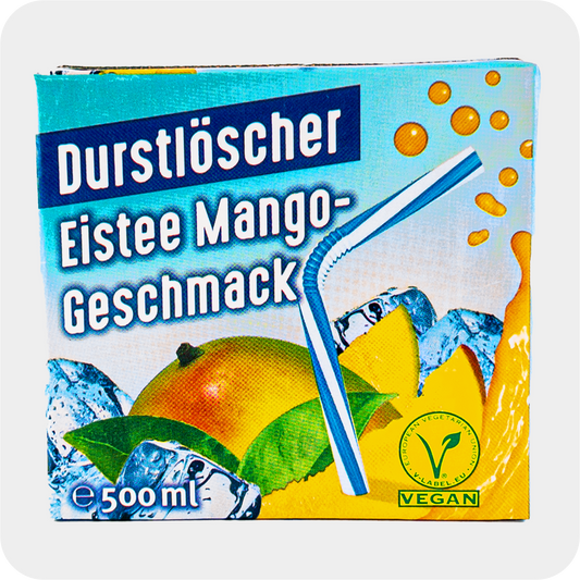Durstlöscher Eistee Mango Geschmack, 500ml