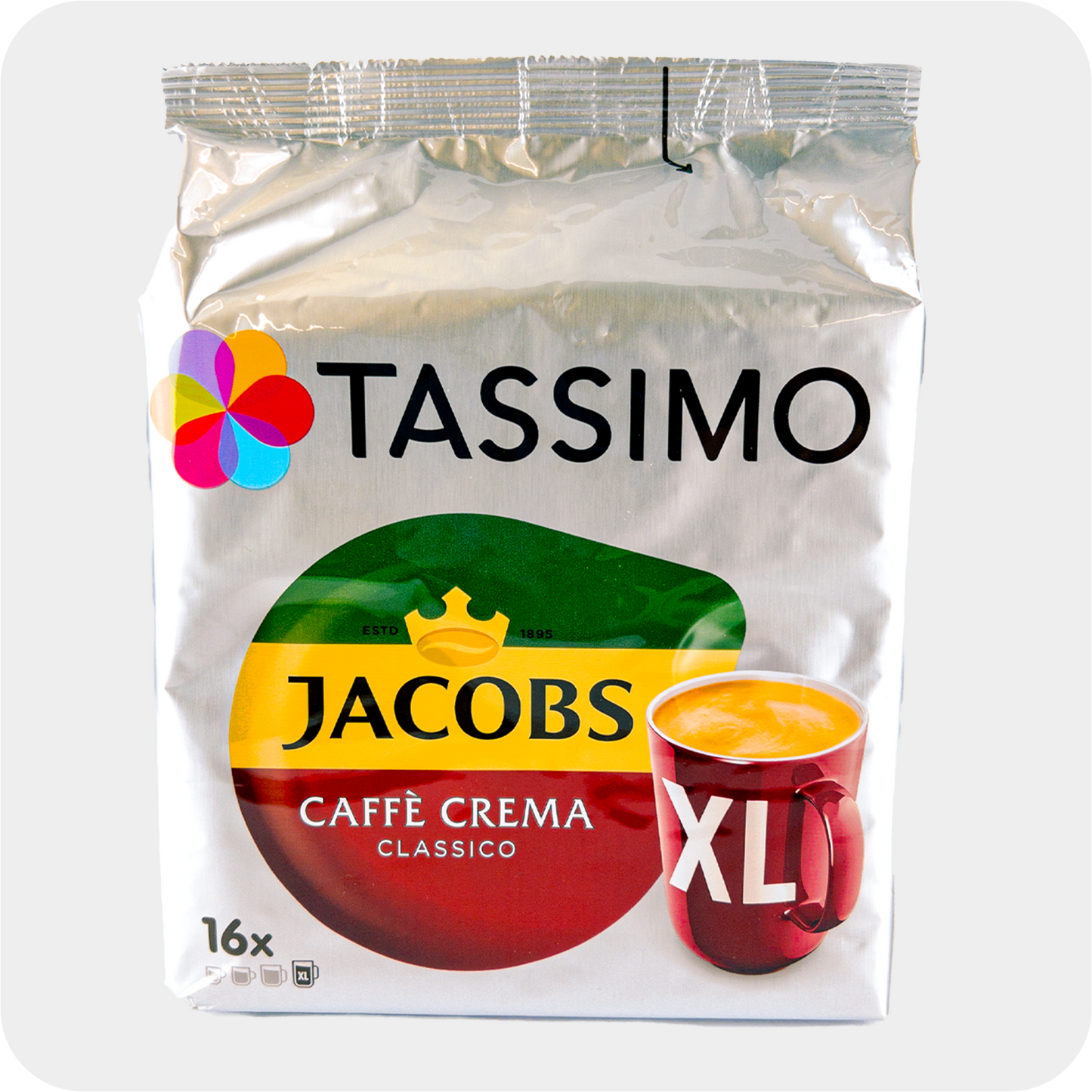 Tassimo Kaffeekapseln Jacobs Caffè Crema classico 132,8g, 16 Kapseln