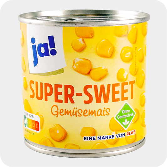 JA! Super Sweet Mais, 330ml
