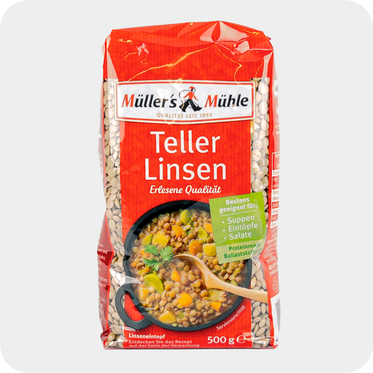 Müller's Mühle Teller-Linsen 500g