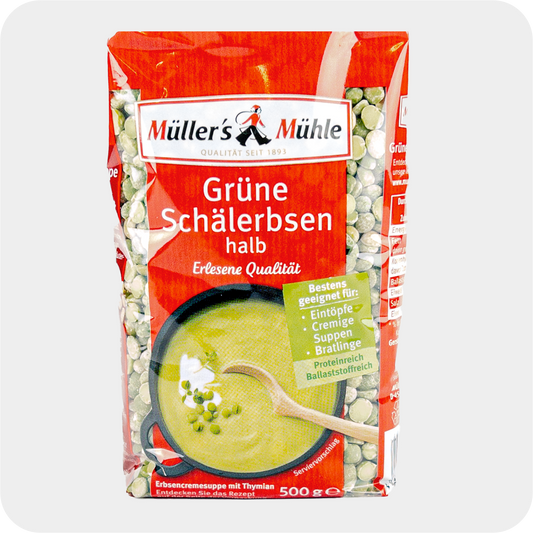 Müller's Mühle Grüne Schälerbsen halbiert 500g