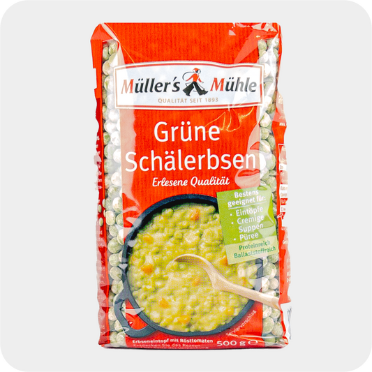 Müller's Mühle Grüne Schälerbsen 500g