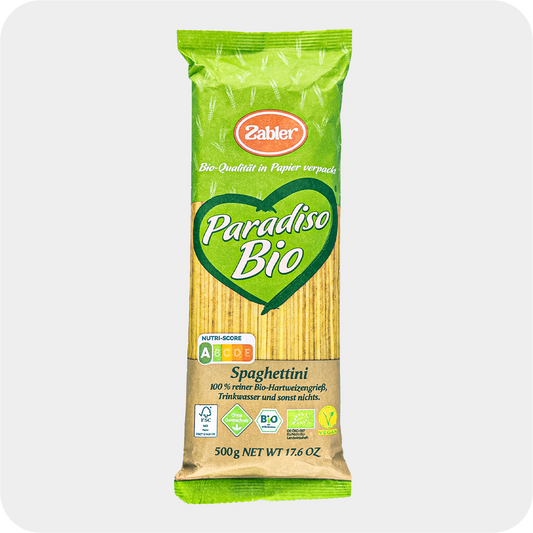 Zabler Bio Paradiso Spaghettini vegan, 500g