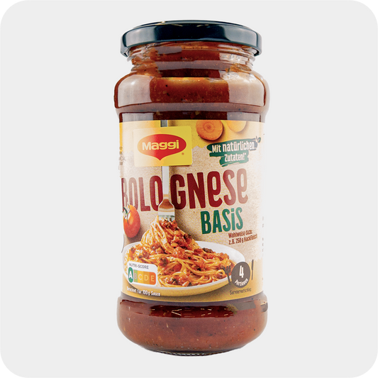 Maggi Pasta Sauce Bolognese Basis Nudelsauce mit natürlichen Zutaten 500 g