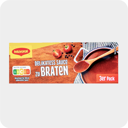 Maggi Delikatess Sauce zu Braten, 3er Pack, ergibt 3 x 250 ml