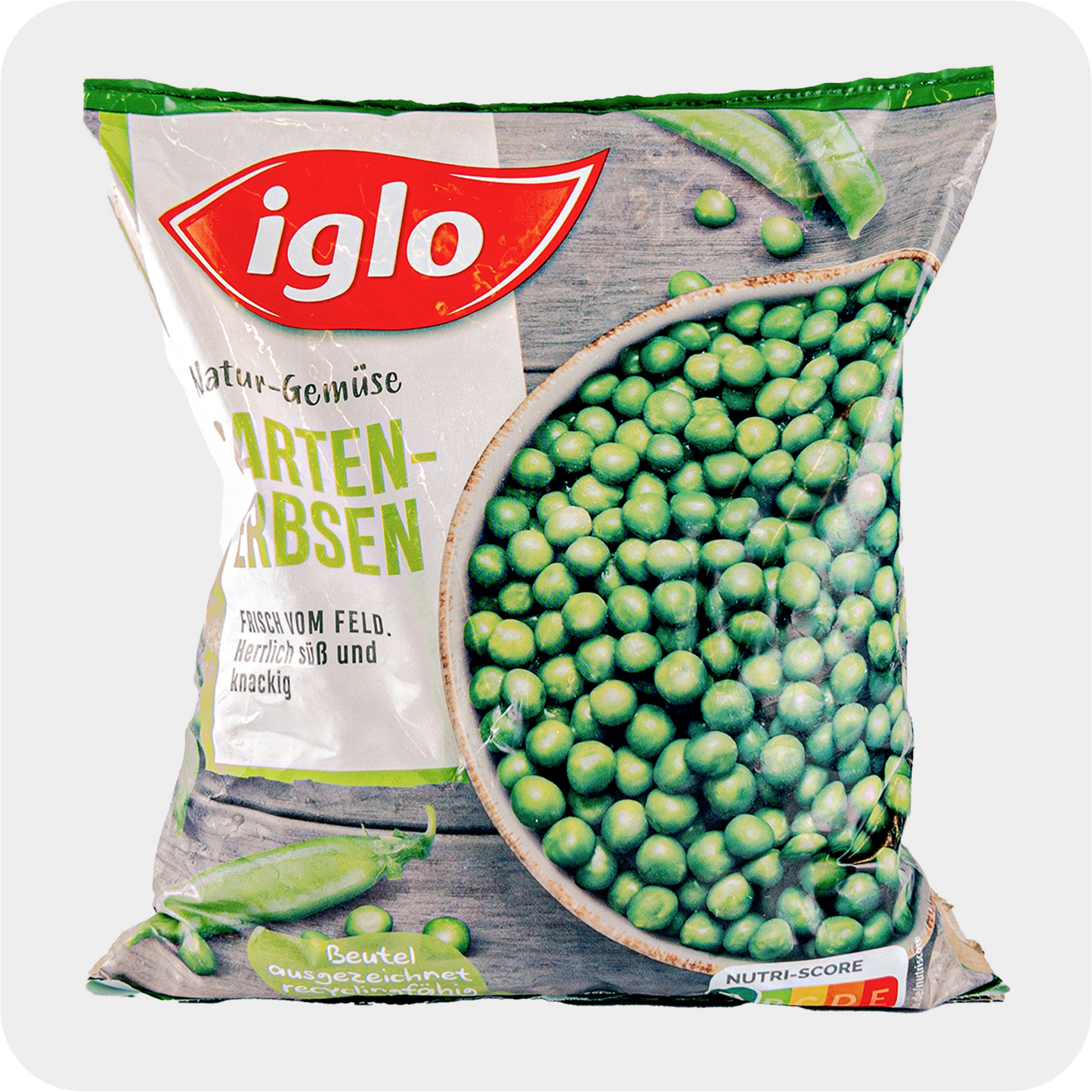 Iglo Gartenerbsen tiefgefroren - 700 g Packung