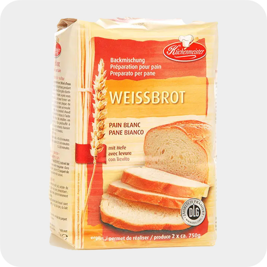 Küchenmeister Weissbrot Backmischung mit Hefe 1kg