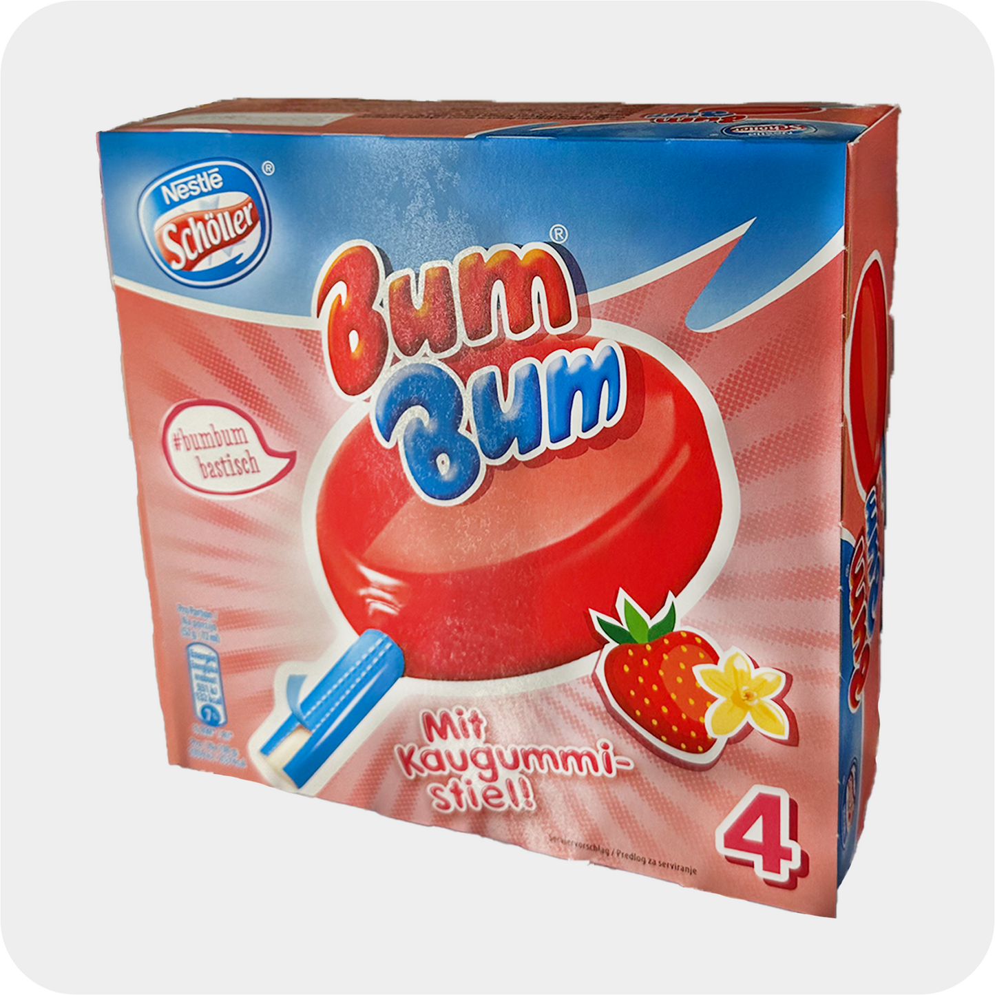 Nestlé Schöller Eis Bum Bum Multipackung, 4x72ml