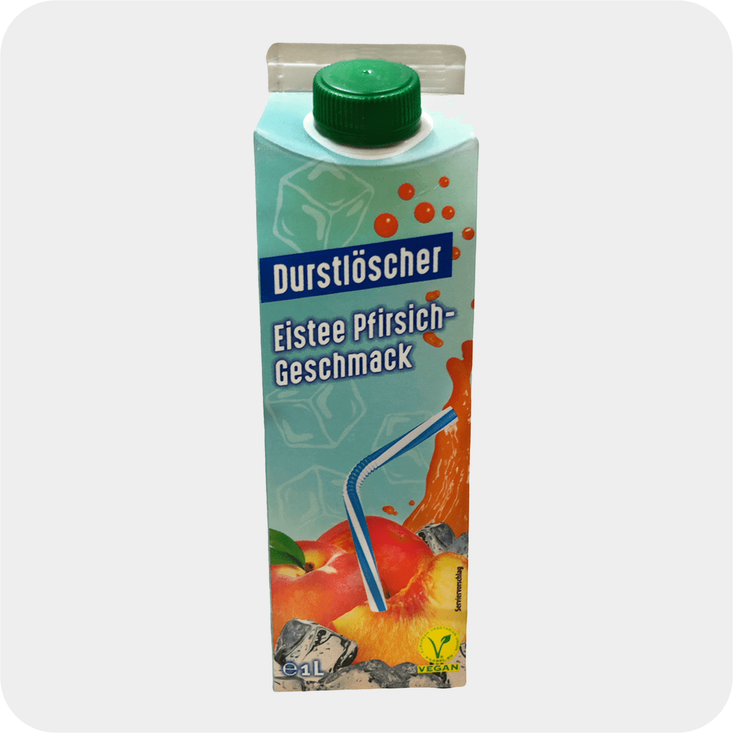 Durstlöscher Eistee Pfirsch Geschmack, 1L