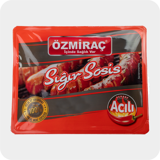 Özmirac scharfe Würstchen Sigir Sosis acili 730g