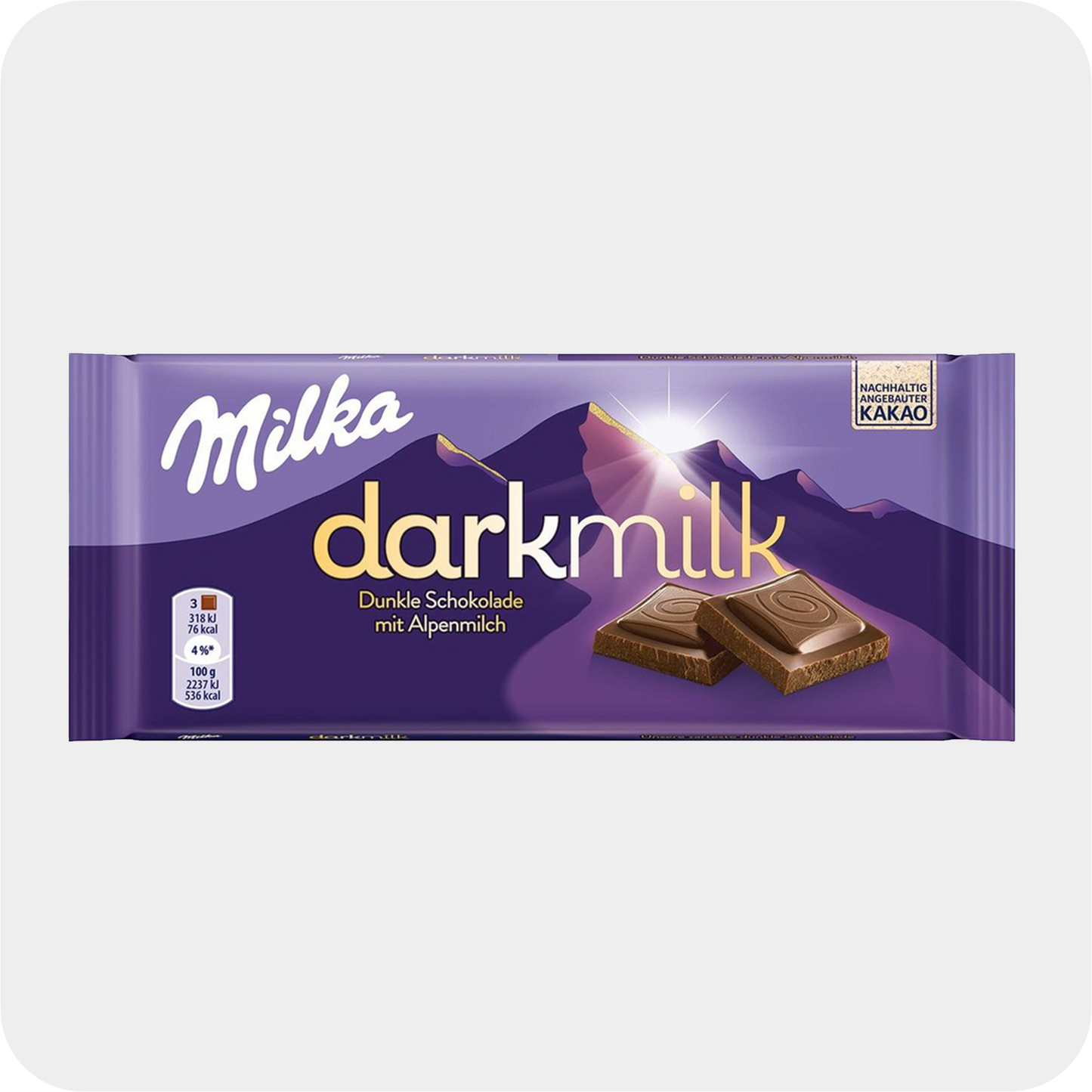 Milka Dark Milk Dunkle Alpenmilch, 85g