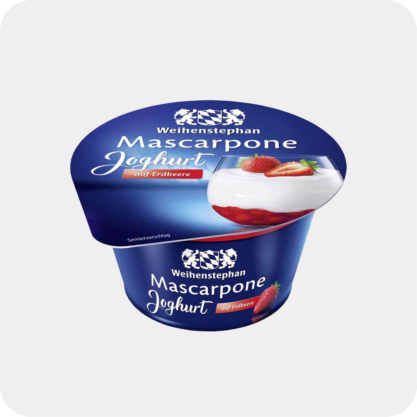 Weihenstephan Mascarpone Joghurt, Erdbeere 150g