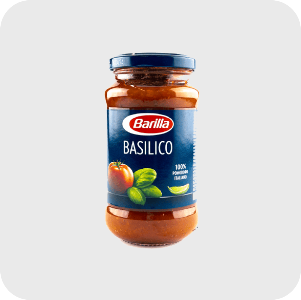 Barilla Pastasauce Basilico – Basilikum-Sauce, 400 g