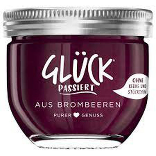 Glück Fruchtaufstrich passiert aus Brombeeren 230g